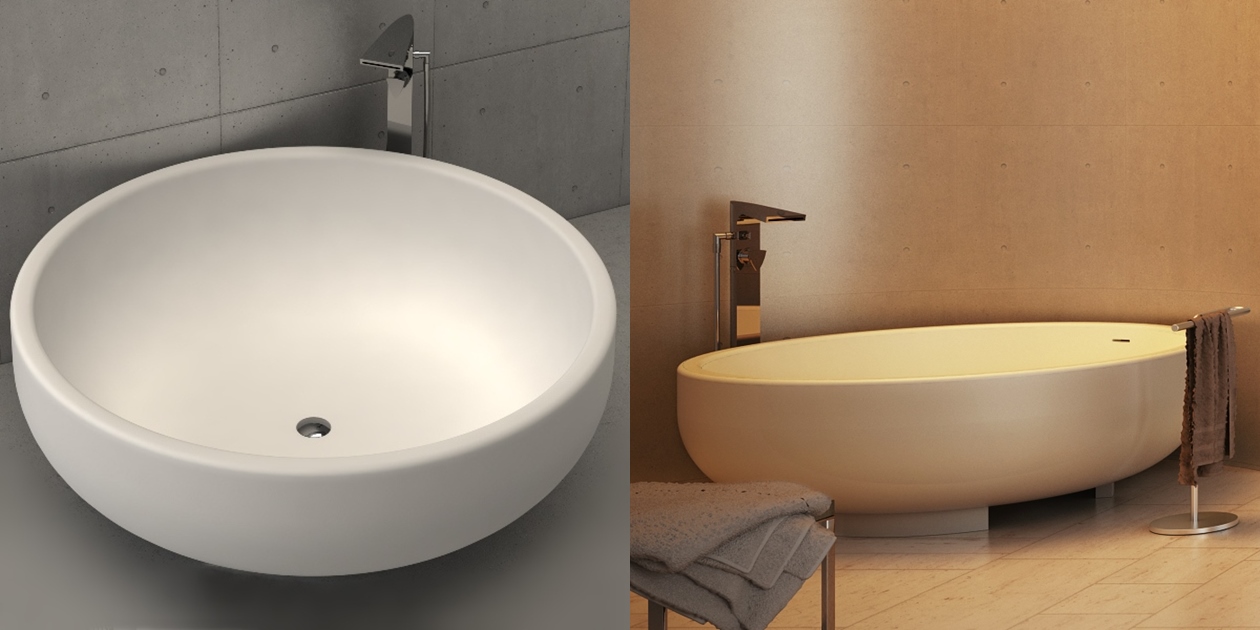 Dimasi Ванна круглая отдельностоящая Gold Tub белая GLD0102 - Вид №2