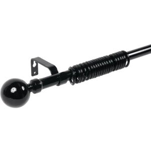 Карниз одноярдный раздвижной Inspire Шар 160-300 см цвет чёрный 81976816 STLM-2113040