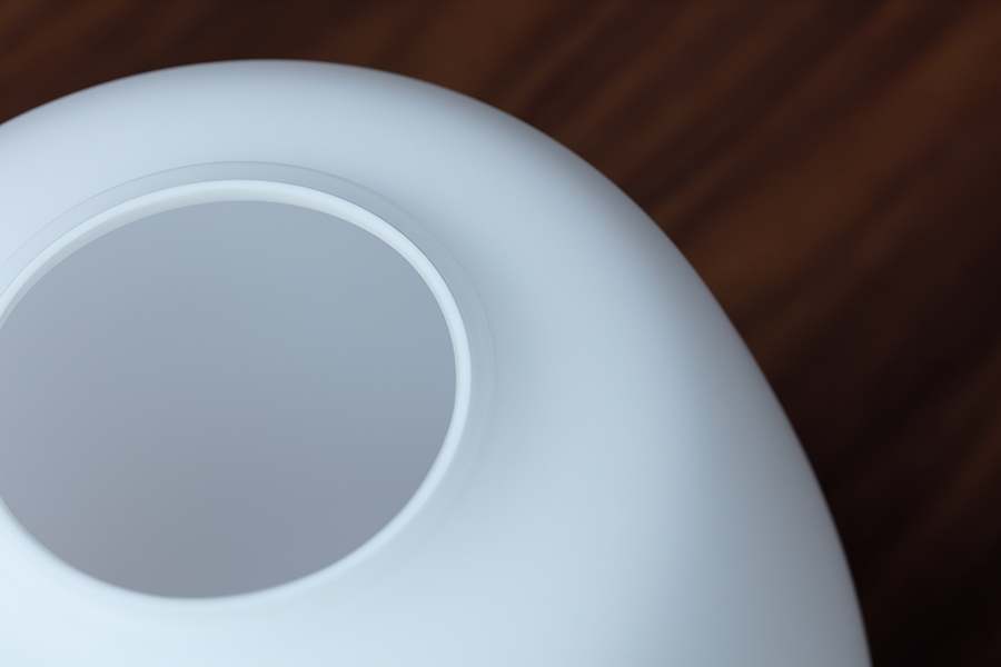 G1606-17-153 Ваза boulder 17,5 см белая LSA International  - Вид №2