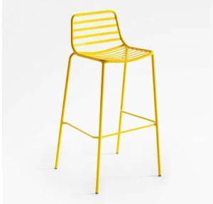 GABER Высокий штабелируемый садовый стул из окрашенного металла Link