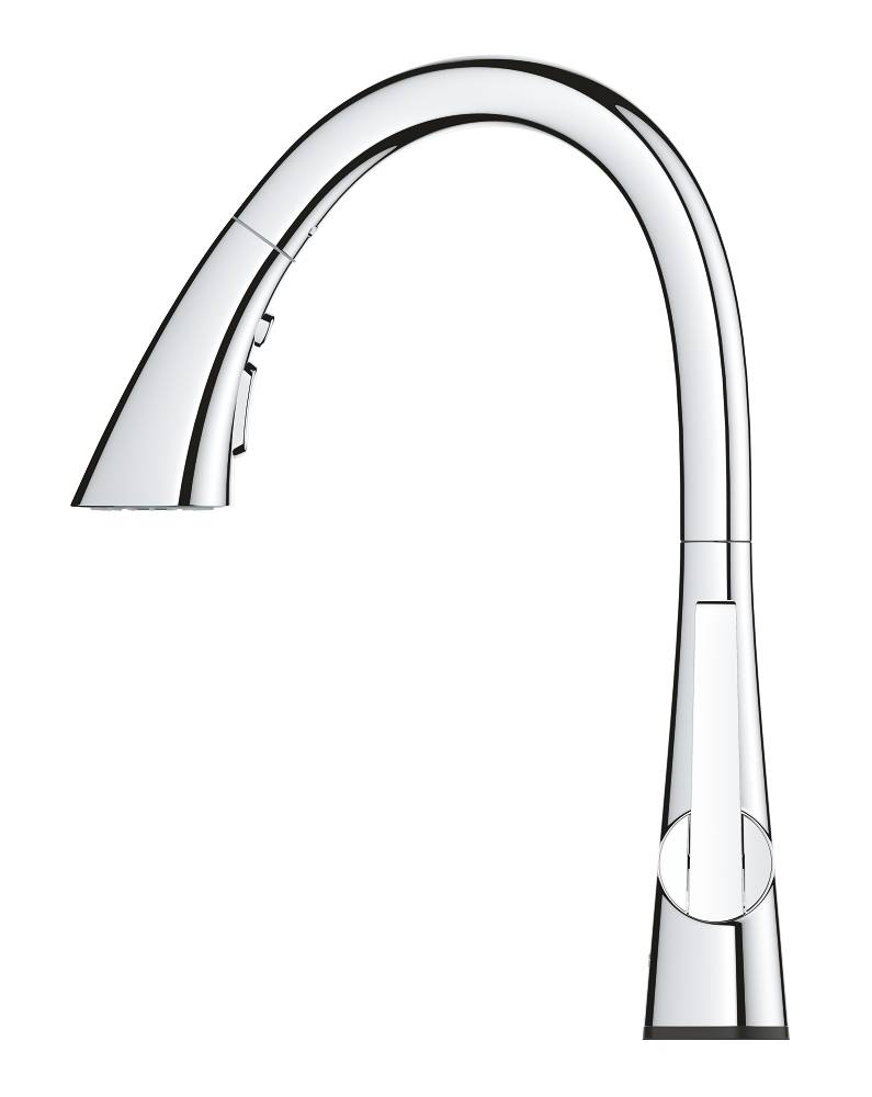 Смеситель для кухни GROHE Zedra Touch сенсорный однорычажный, хром (30219002) - Вид №3
