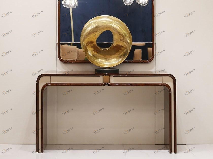 Turri Прямоугольная деревянная консоль с ящиками Madison sun-id-1365784