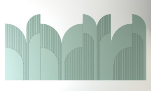 Рециркулированная пластиковая акустическая панель