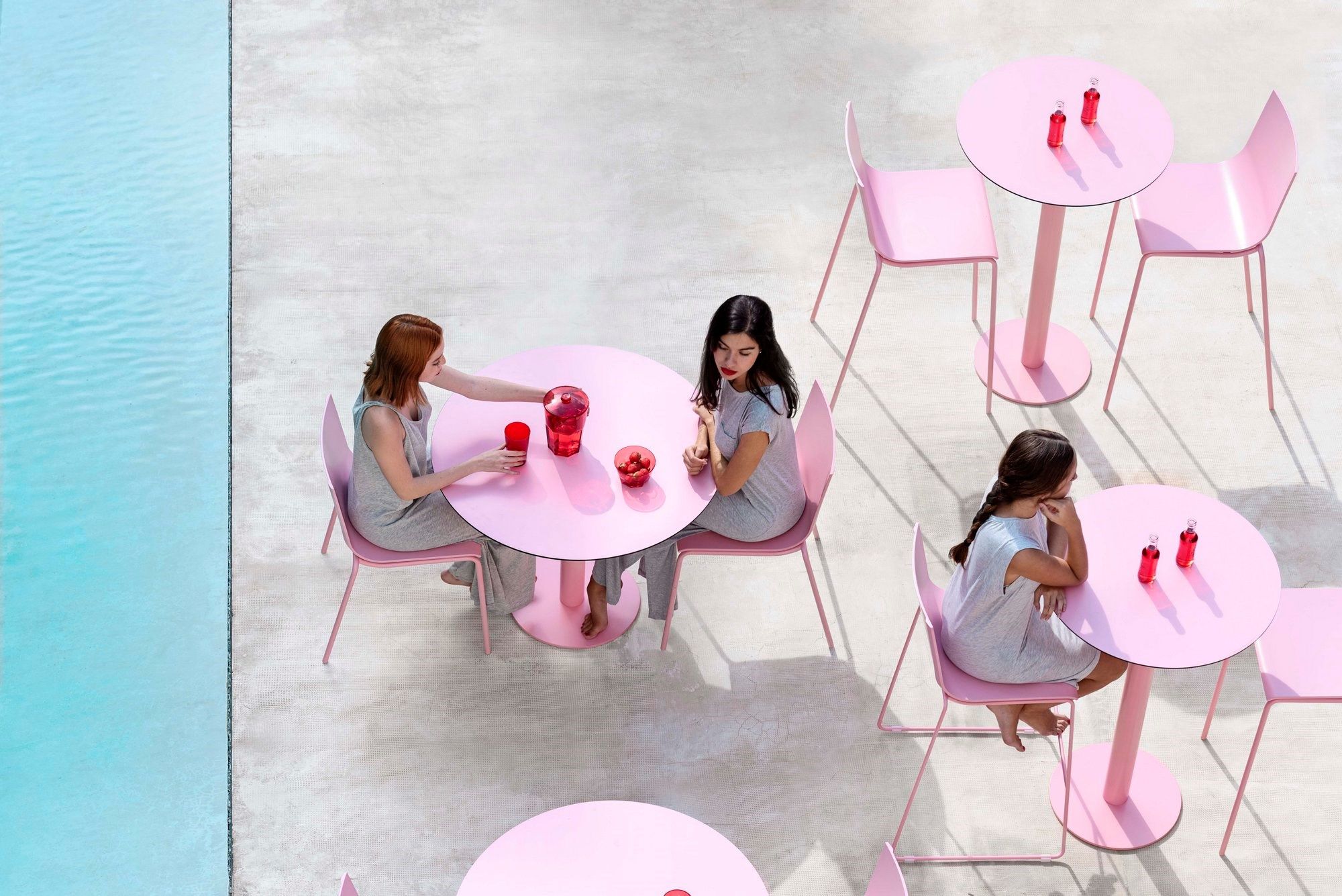 Высокий круглый садовый стол Diabla ARCH-00110967 - Вид №2