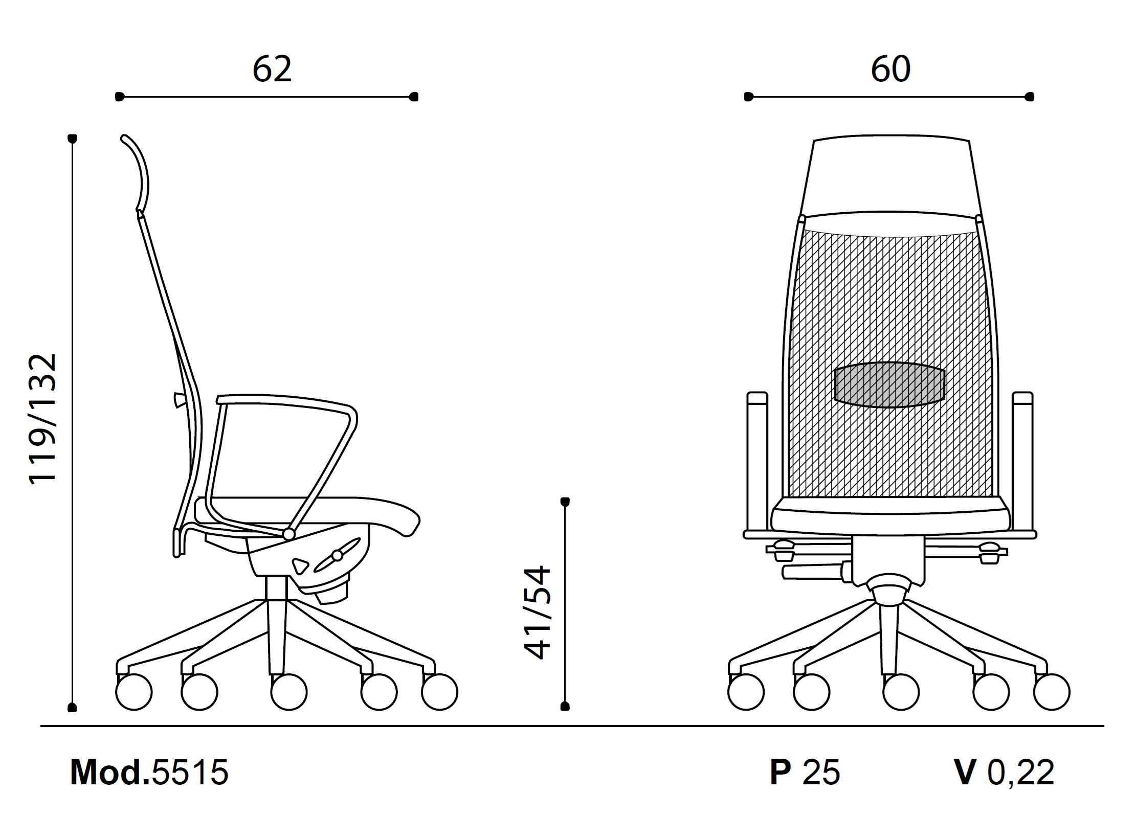 Вращающееся офисное кресло с высокой спинкой Ares Line ссылка ARCH-00096751 - Вид №5