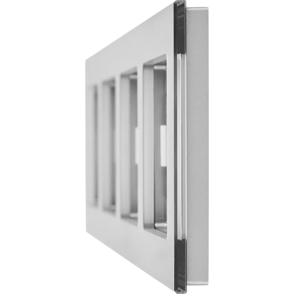 Рамка IEK Brite-4 для розеток и выключателей, серый металлик 87761302 STLM-1116498 - Вид №1
