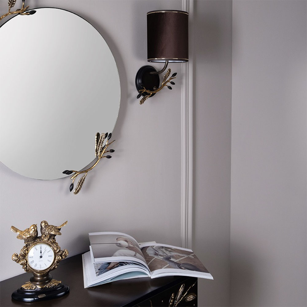 35065 Бра Oliva Branch Каштан левое BOGACHO 4627196596924 - Вид №1