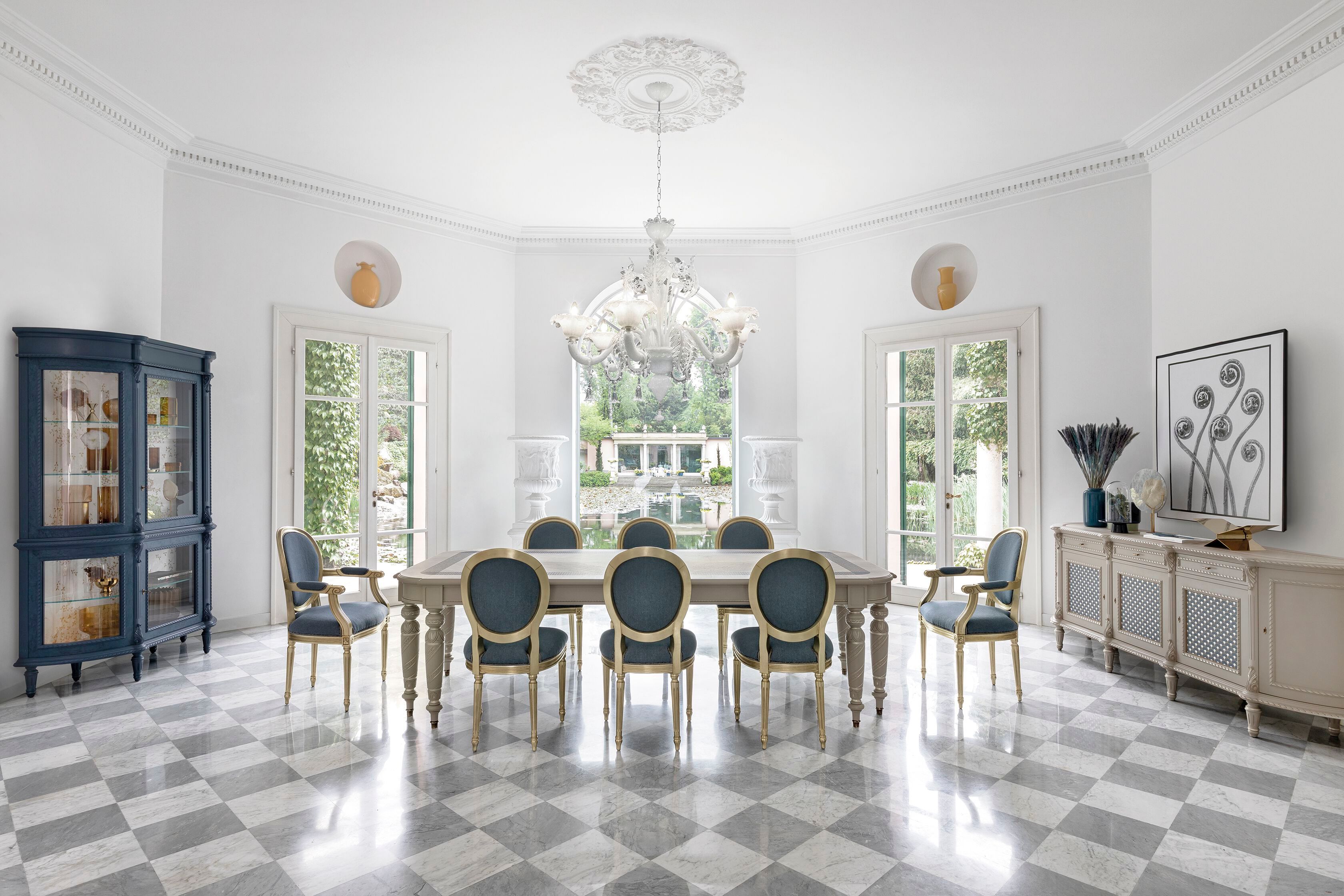 Прямоугольный стол для гостиной из грецкого ореха Bellotti Ezio Cromie ARCH-00072543 - Вид №2