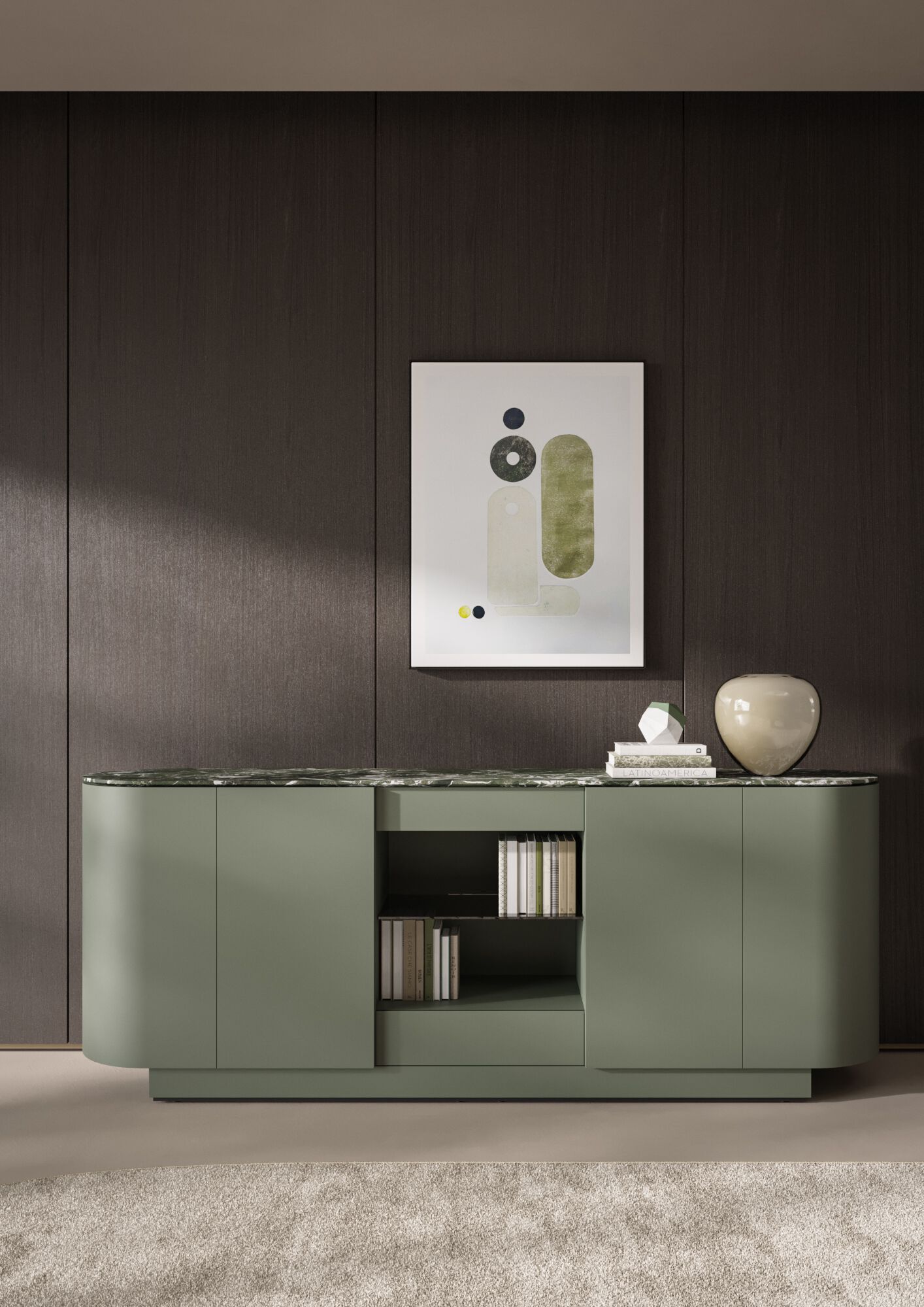 Шкаф из дуба с распашными дверями PROF Dea ARCH-00116449 - Вид №28