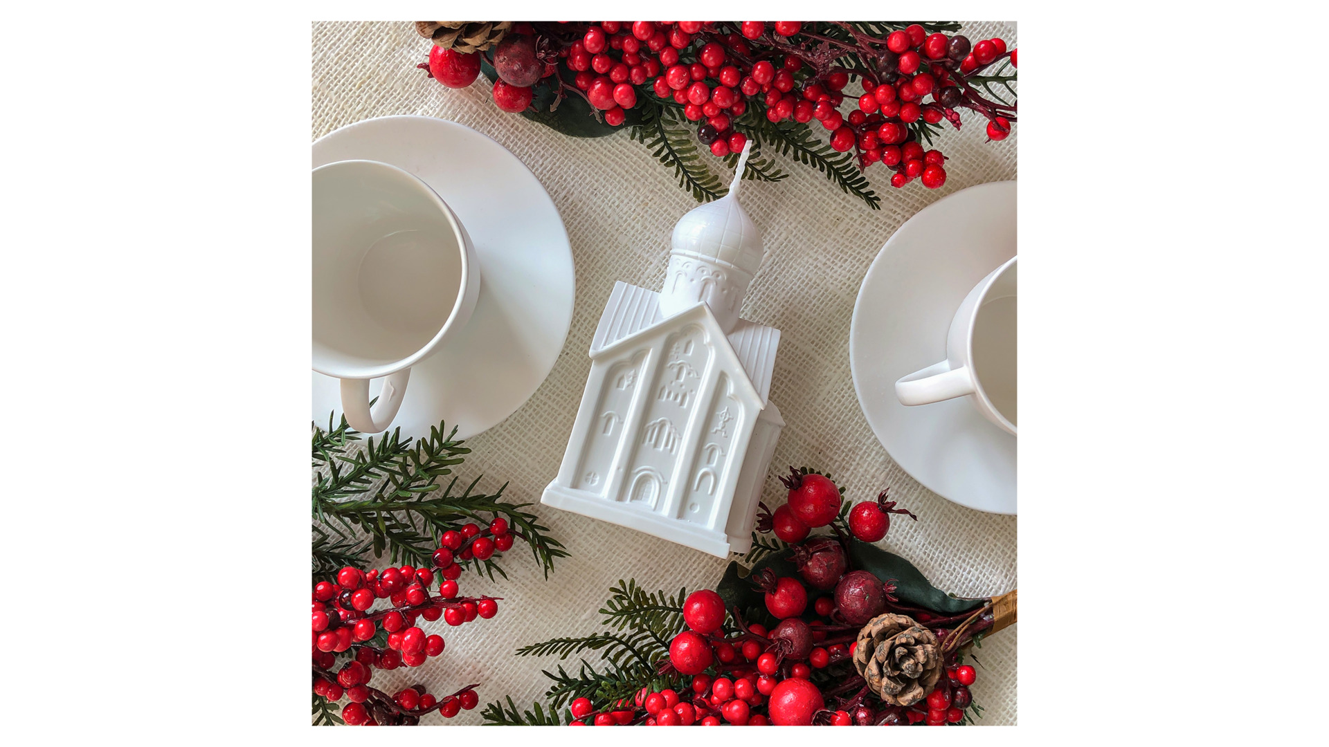 10647243 RUPOR manufactory Скульптура "Церковь Спаса Преображения" Фарфор  - Вид №3