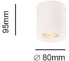 Terzo Light Круглый алюминиевый потолочный светильник  V4144200/v4144201  - Вид №2