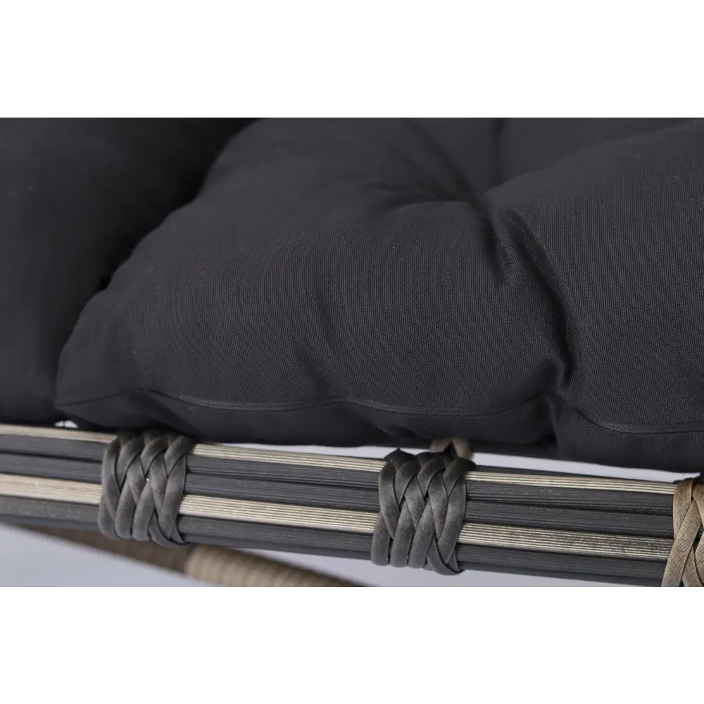 Диван садовый Niko 190x85x82 см искусственный ротанг темно-коричневый Santreyd STLM-2096317 - Вид №8