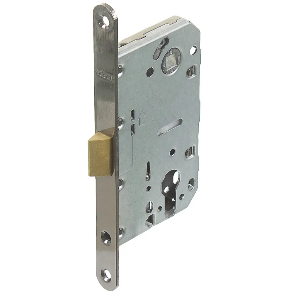 EDSON Защёлка дверная с замком под ключ EDS-50-85 графит 18744180 STLM-0012420