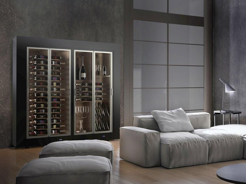 EXPO Алюминиевый винный шкаф со стеклянными дверцами Mod 10 Md-m12 / md-c12 - Вид №2