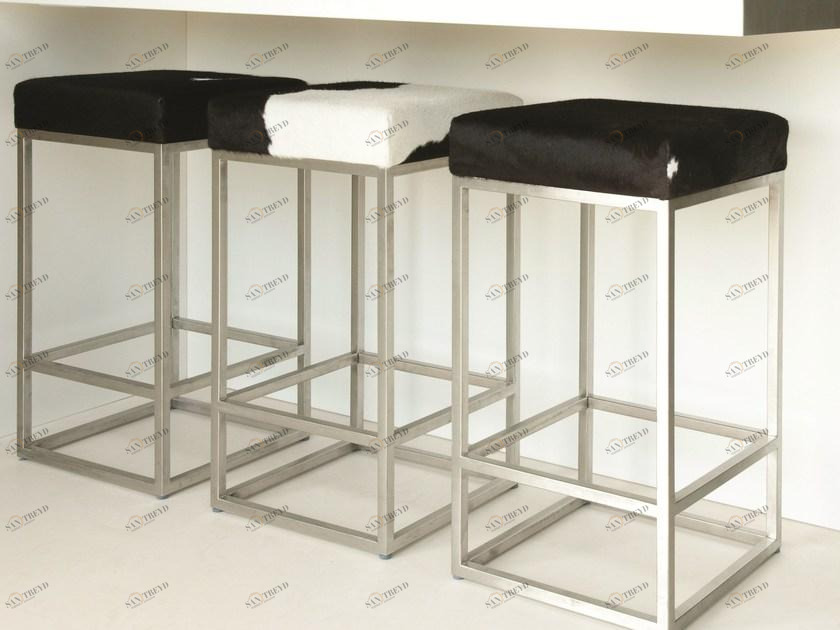 Strato Cucine Табурет из коровьей кожи с подставкой для ног Sedute sun-id-1458654