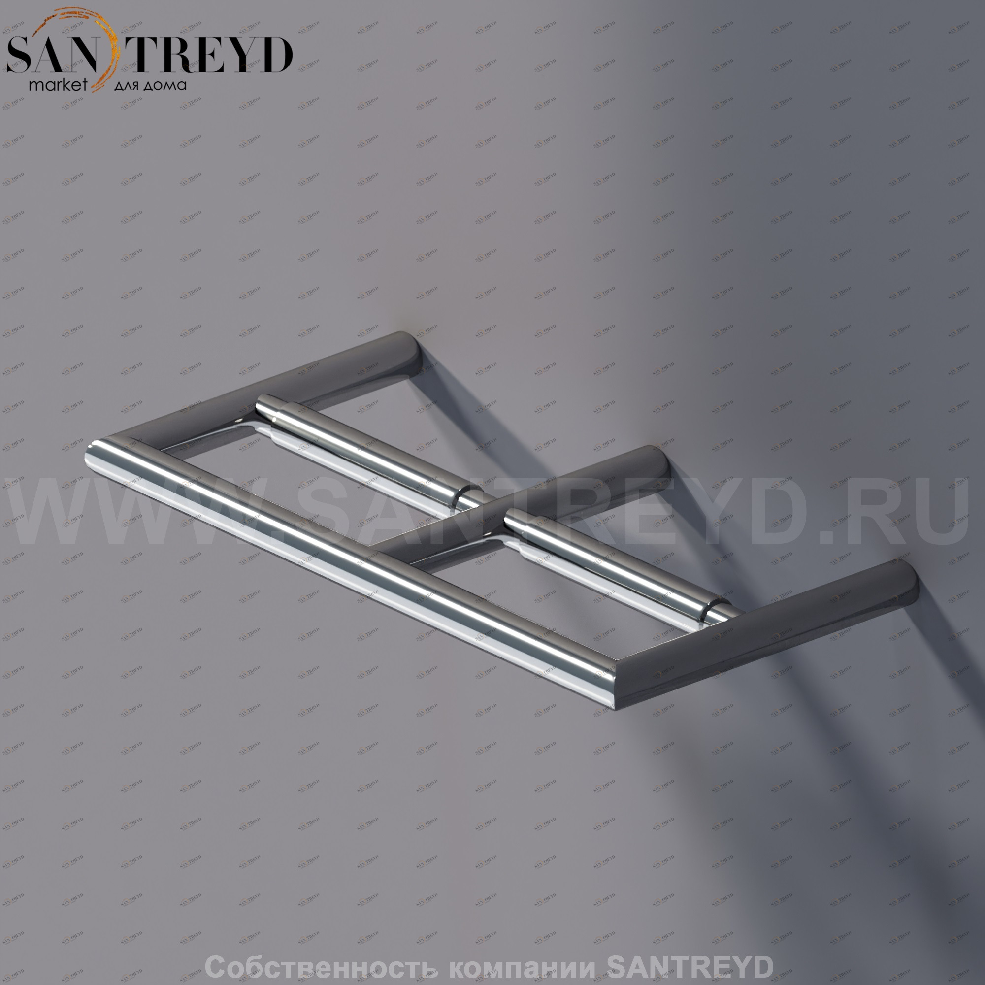 Agape O.L.C. Двойной держатель для туалетной бумаги хромированный AOLC0845S Аксессуары OLC