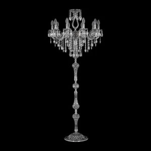 Торшер хрустальный 158х68х68 см никель Bohemia Ivele 71301T/10/210 B NB BOHEMIA IVELE СВЕЧА 00-3889387 Прозрачный;серебро