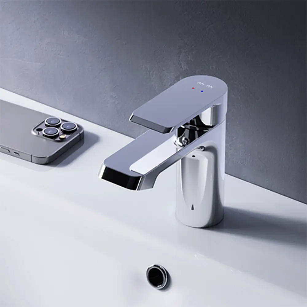 Смеситель AM.PM Flash для раковины с верхним рычагом 86406010 STLM-0967433 - Вид №7