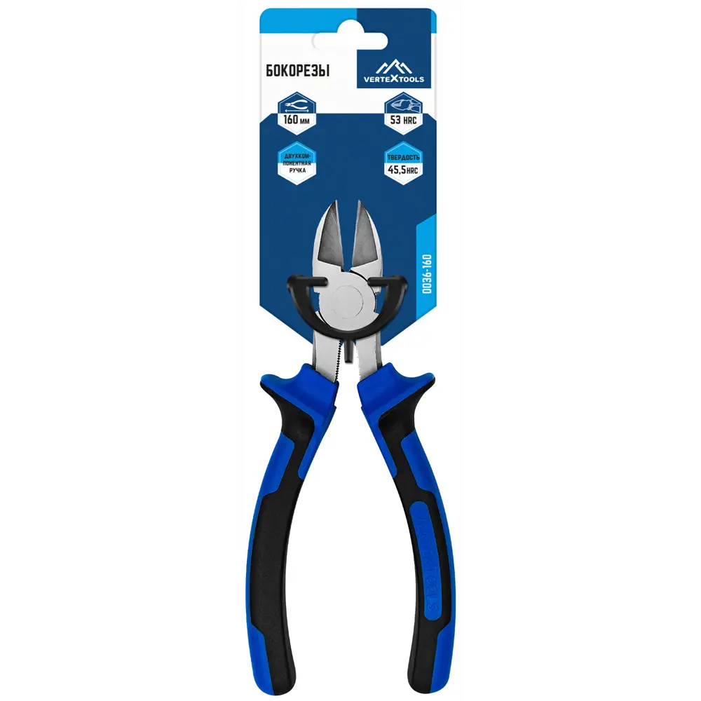 Бокорезы VERTEXTOOLS 0036-160 для точной резки проводов 89409761 STLM-1571332 - Вид №2