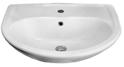 Подвесная раковина настенная овальная Olympia Ceramica RUBINO белая sun-id-1376329 - Вид №2