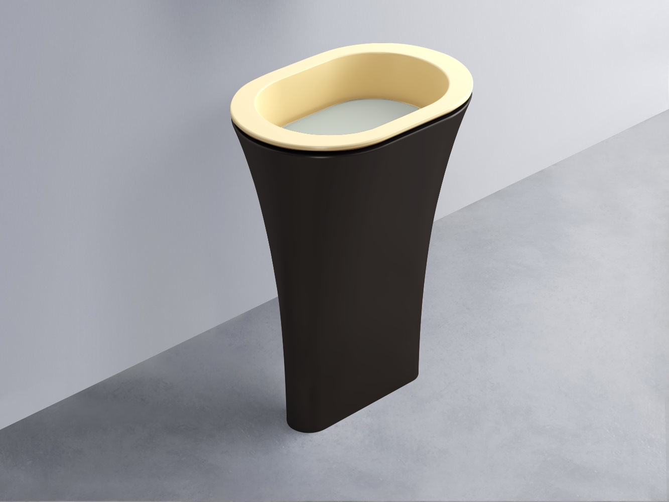 AMLA65-CN+AMPILO-PM+AMCOLO-LV Раковина Amedeo Ovale отдельностоящая cielo Enjoy + Amedeo Ceramica Cielo