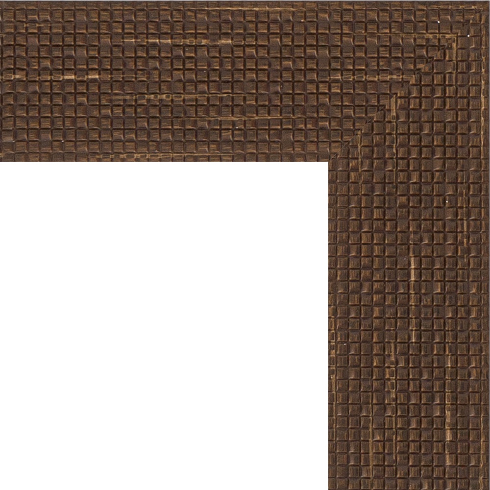 BY 3017 Зеркало в багетной раме - мозаика античная медь 70 mm EVOFORM Definite - Вид №5