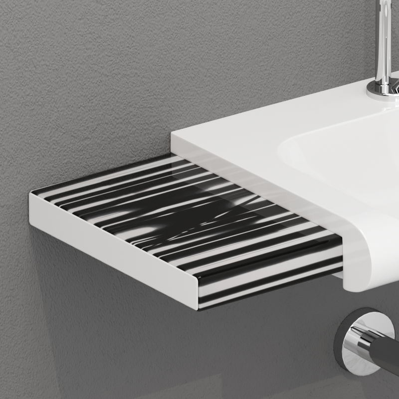 341633 Столешница из керамики 22x35,5 цвет Декор Kerasan Inka project Италия