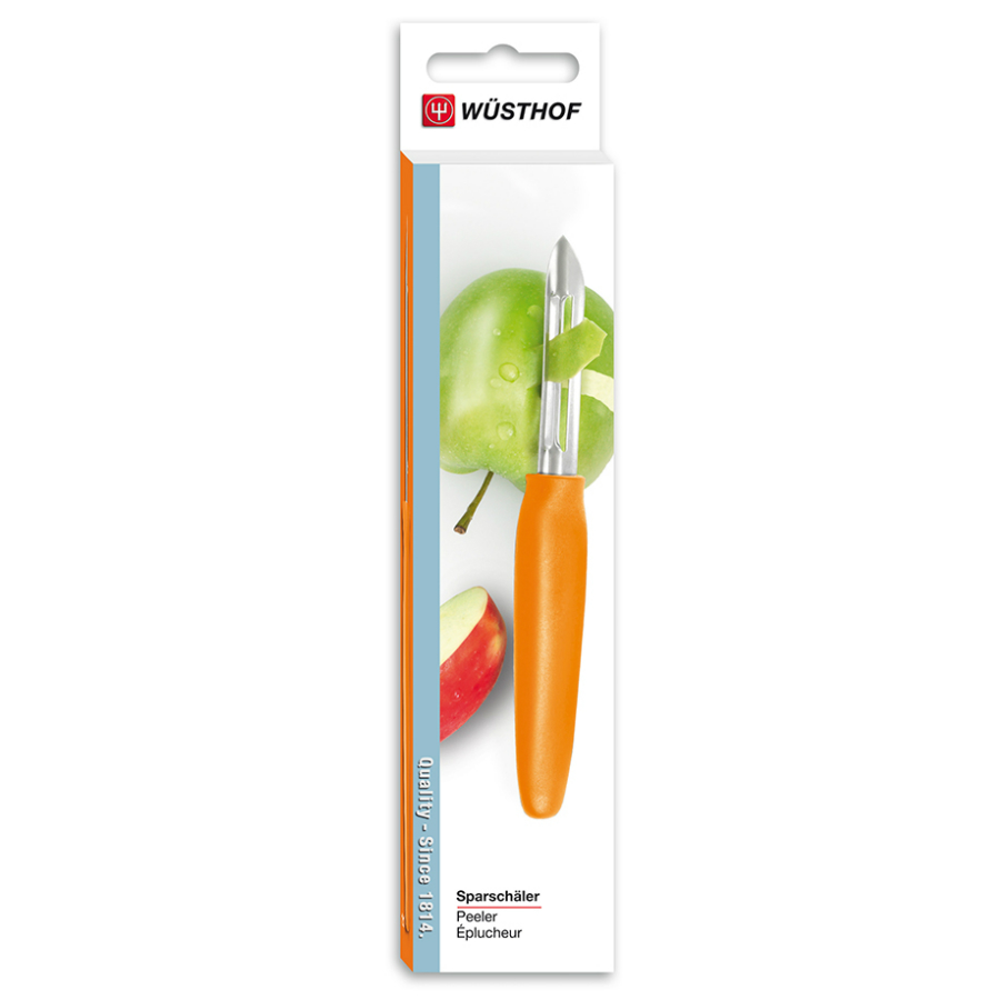 Нож для чистки овощей и фруктов Sharp Fresh Colourful, оранжевая рукоятка WUESTHOF W3072O7 - Вид №3