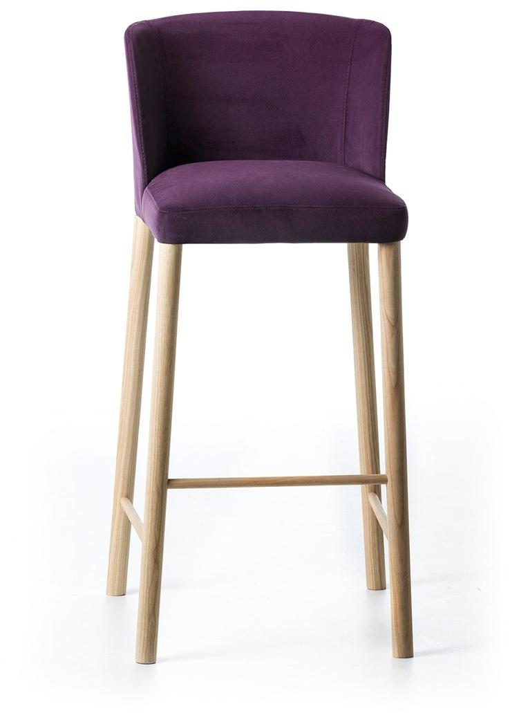 arrmet Высокий табурет из ткани со спинкой Virginia 1031 - Вид №2