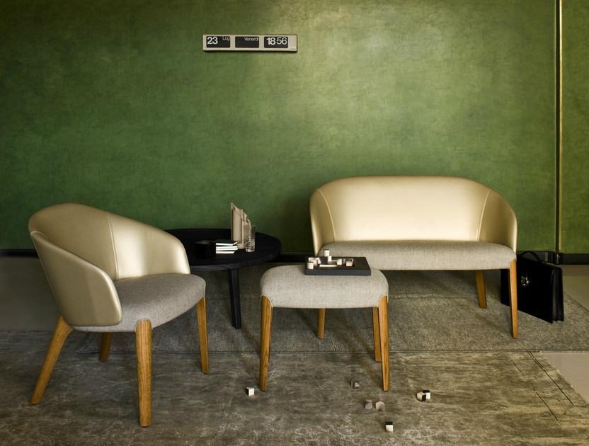 Very Wood Прямоугольный пуф из ткани Bellevue sun-id-1501773 - Вид №4