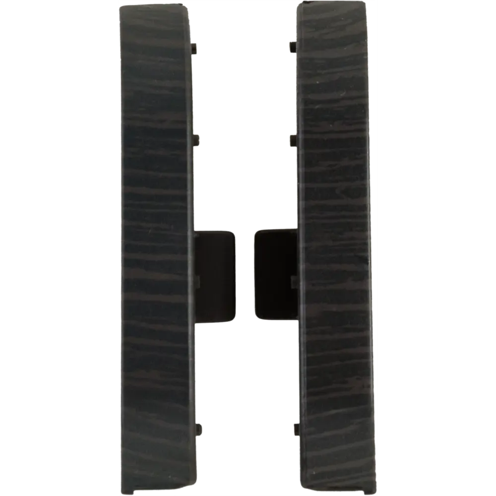 82557184 Заглушка для плинтуса левая и правая «Венге», высота 62 мм, 2 шт. STLM-0891700 Santreyd 