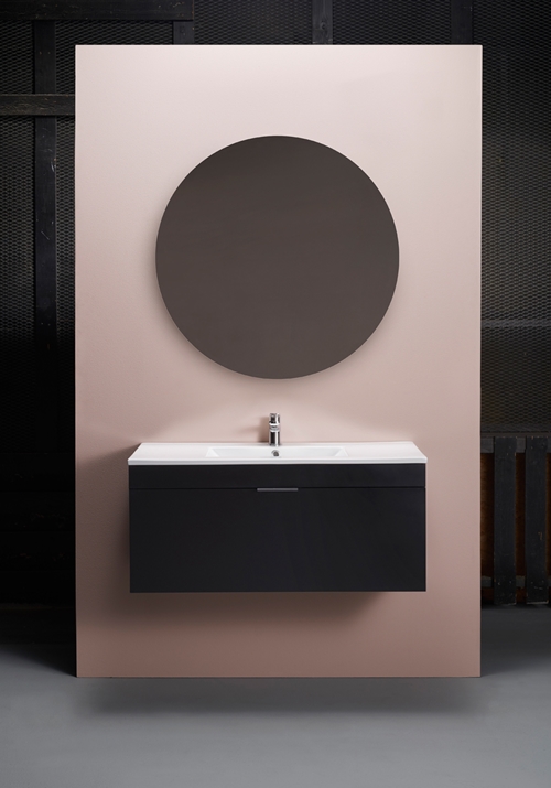 1580031 Go Шкаф Для Умывальника 1000 Черный Hafa  Черный  - Вид №4