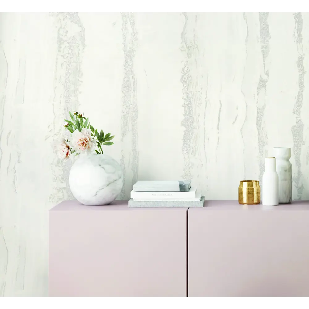 Обои флизелиновые Ovk Design Sirpi Murano белый 1.06 м 10811-01 88915391 STLM-2046629 TRAVERTINE - Вид №3
