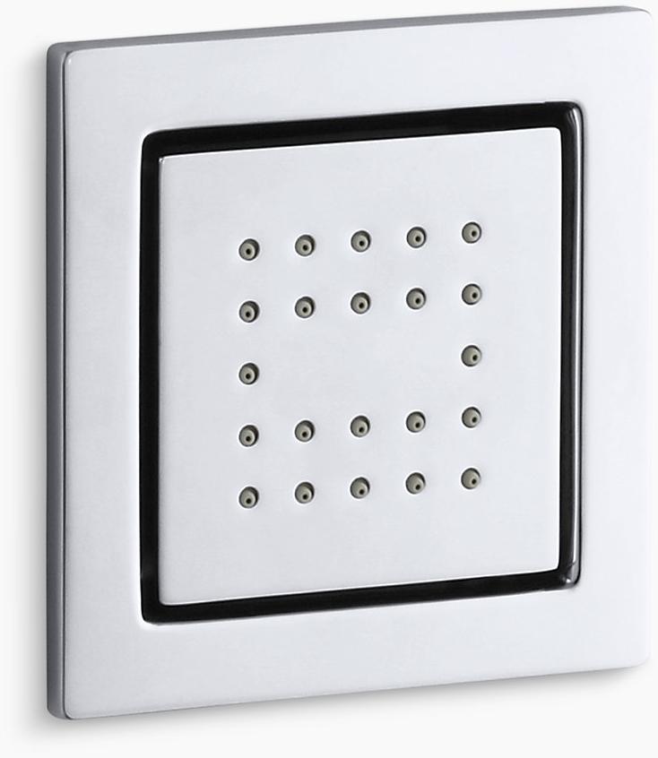 KOHLER WaterTile Square спрей для тела с 22 форсунками и стимулирующим спреем K-8003-SN  - Вид №1