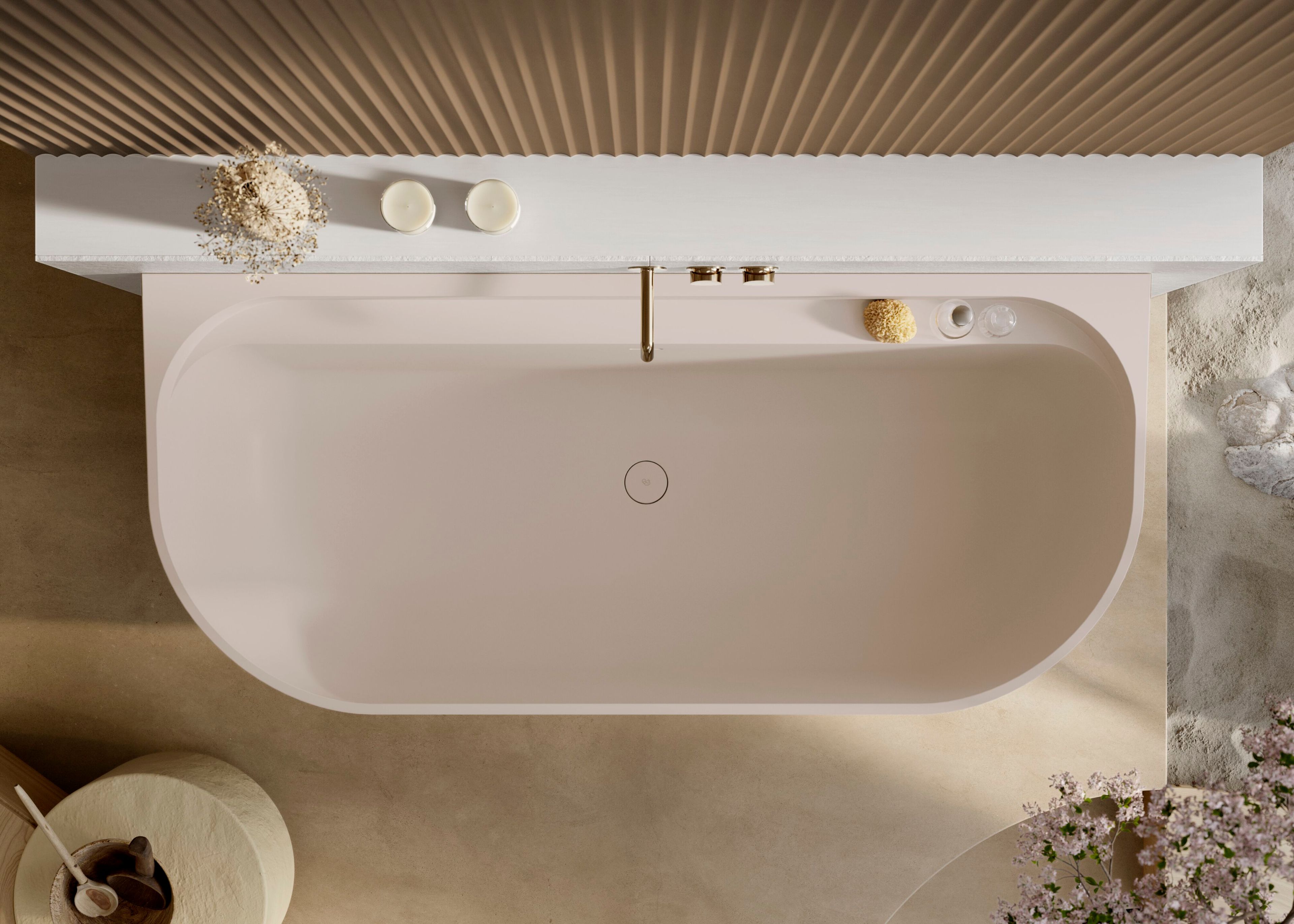 Овальная ванна в Акроне© Acquabella Slate ARCH-00051617 - Вид №4