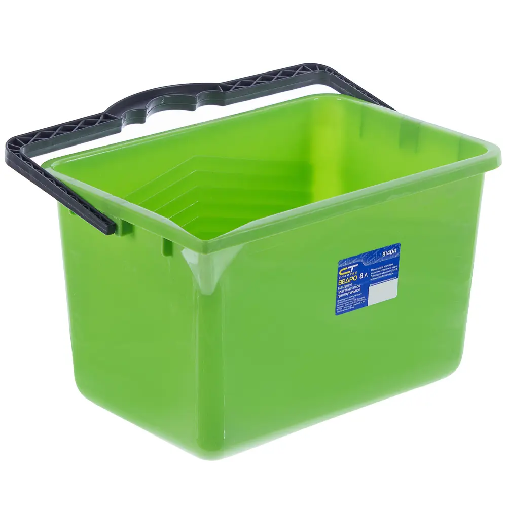 Ведро для краски Сибртех 8 л прямоугольное зеленое 15441749 STLM-0005784