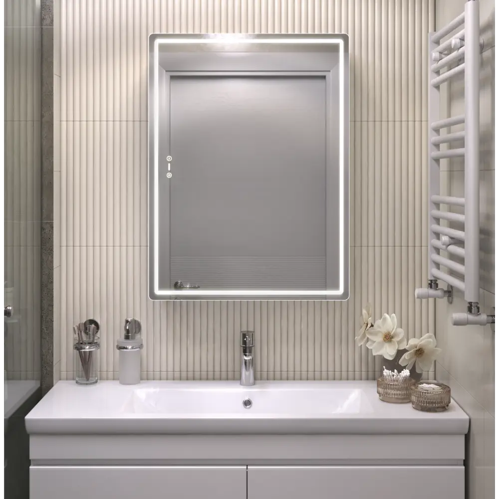 Зеркальный шкаф Vigo Bloss с LED-подсветкой для ванной 89405500 STLM-1565355 - Вид №10