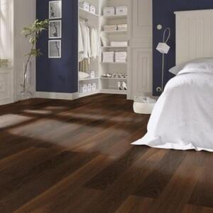 Паркетная доска Meister PS 300 Закопченый 8052 Дуб Натур с брашью (Текстурированная) 1187х142 мм.