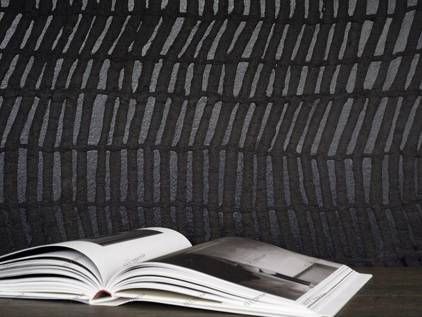 Élitis Огнестойкие обои в цвете abaca Paper sculpture sun-id-1361794