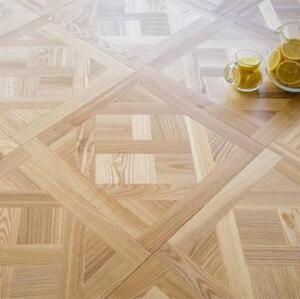 Модульный паркет Coswick Прованс Ясень Селект (Гладкая) 431х431 мм.