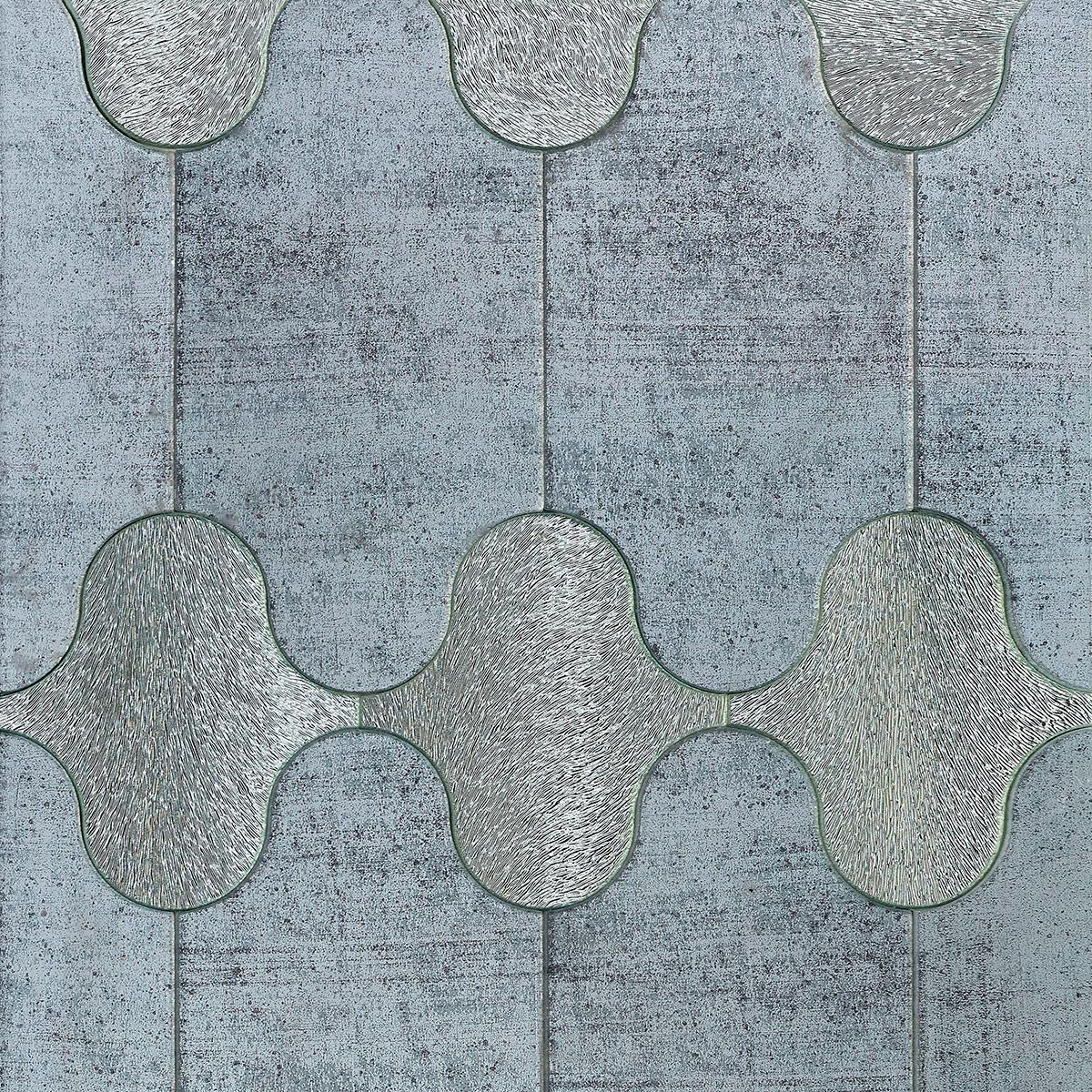 SICIS Bucolico White Per-Grey Vetrite Tile sun-id-1991304 - Вид №41