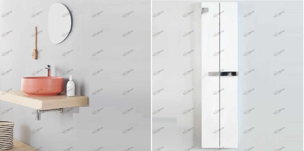 Полотенцесушитель электрический двухсекционный SURF OSC005 ArtCeram 