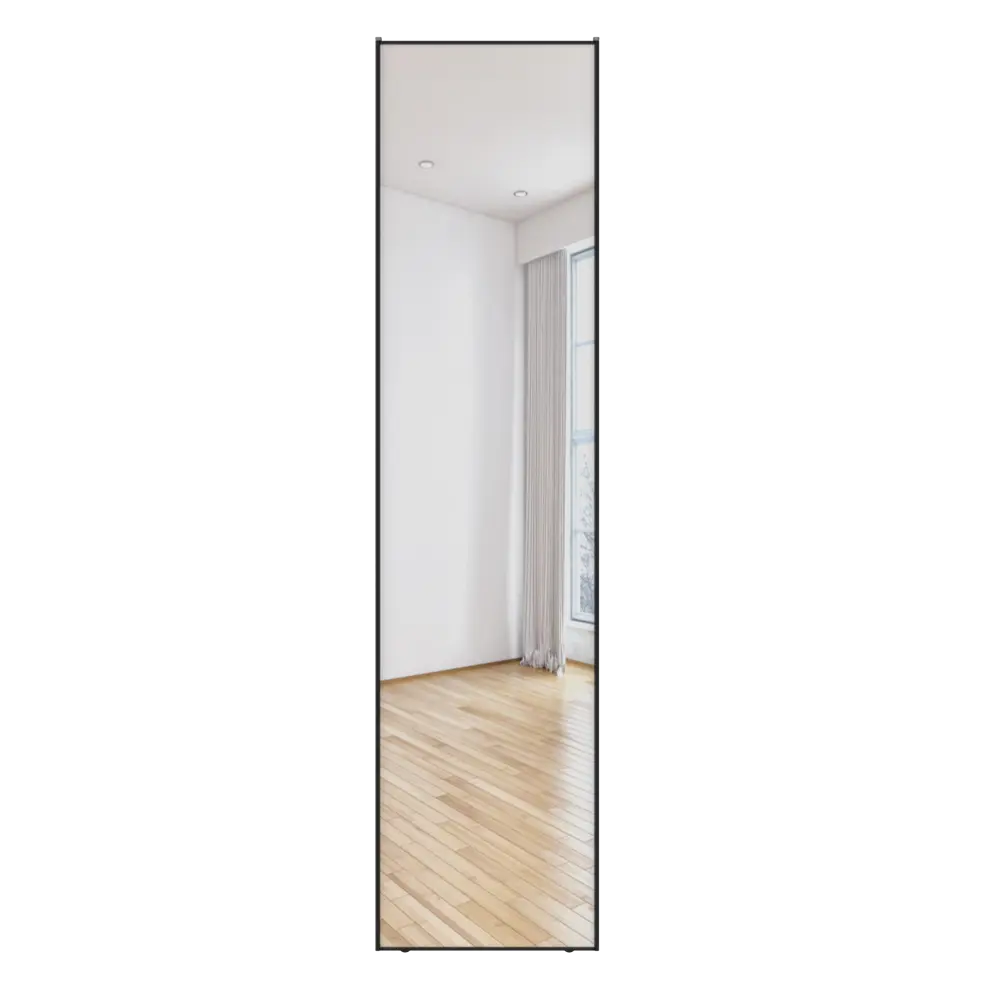 Дверь-купе KONSENSA 244.5x60.4 см с зеркалом профиль черный узкий 89443990 STLM-2001909  - Вид №1