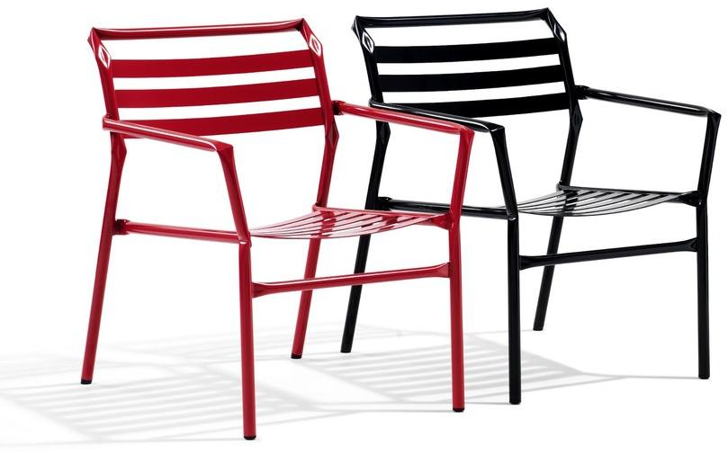 Blå Station Штабелируемое садовое кресло с подлокотниками Straw Bla Station sun-id-1427460 - Вид №2