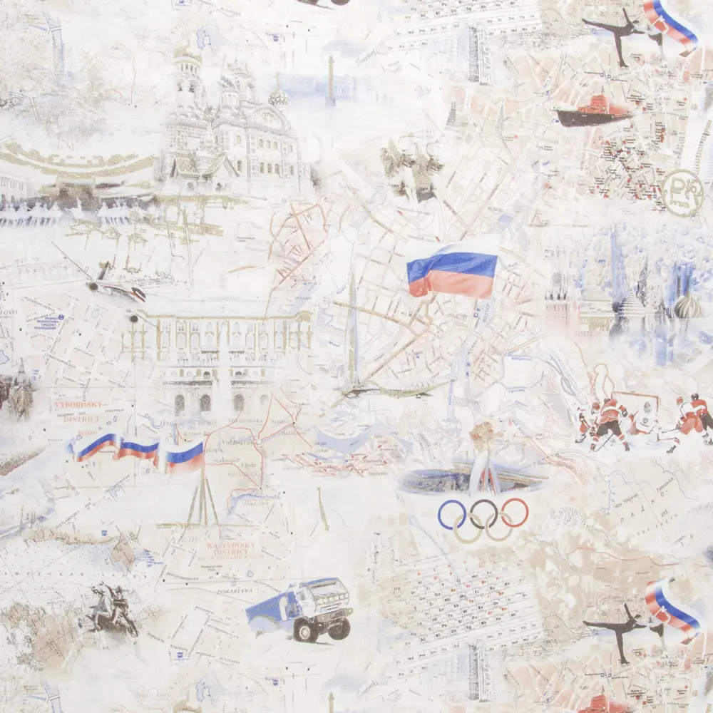 Обои на флизелиновой основе, 1,06х10 м, Россия, бежевый VS988351 Victoria Stenova STLM-2138992