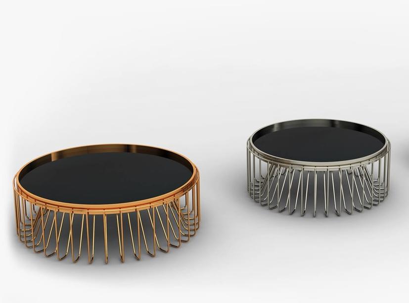 ENNE Круглый журнальный столик из металла sun-id-1348049 - Вид №2