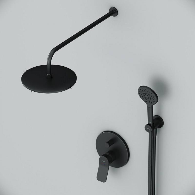 FB85A1RH22 набор: см-ль д/в/душа верхний душ 220 мм держатель д/верхн.душа душ.набор (ручн AM.PM X-Joy  - Вид №2