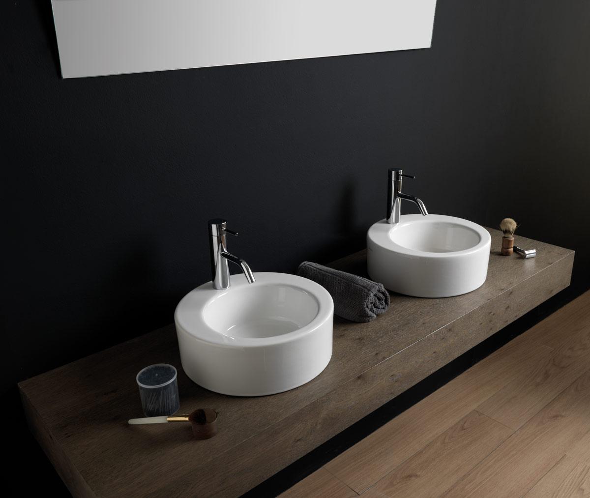 RILAV1 Накладная раковина на столешницу GSG CERAMIC Like - Вид №1