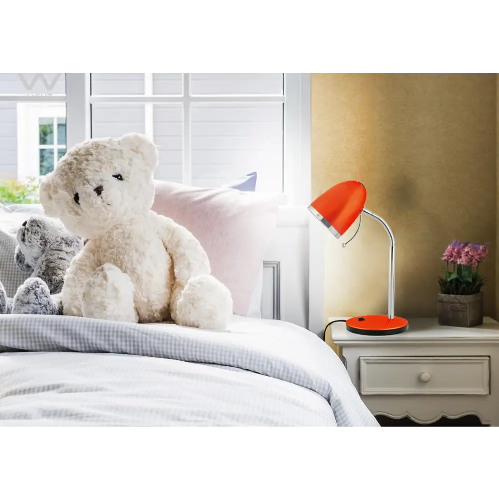 Рабочая лампа настольная KD-308, цвет оранжевый CAMELION STLM-2099823 - Вид №8