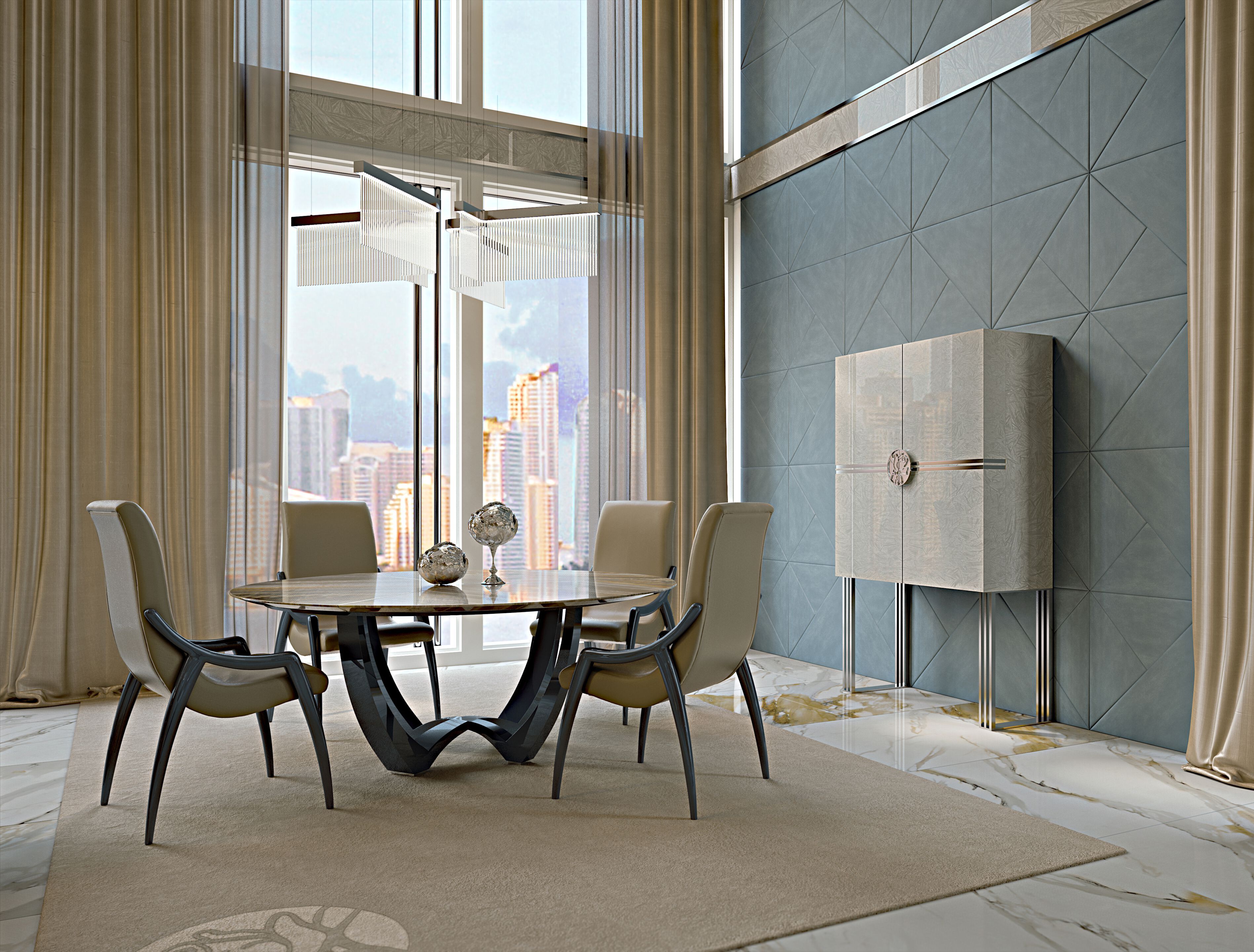 Деревянный барный шкаф Bizzotto Italia Symphony – Infinity ARCH-00124400 - Вид №5